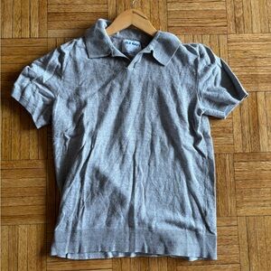 Old Navy Heather Gray Polo Shirt